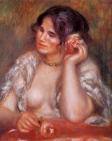 Gabrielle With A Rose 1911