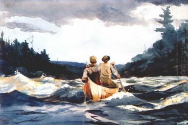 Canoe In The Rapids