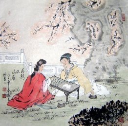 Beautiful Lady - Chinese Painting