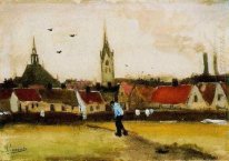 View Of The Hague With The New Church 1882