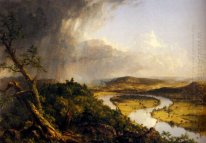 The Oxbow The Connecticut River Dekat Northampton 1836