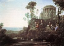 Apollo och musorna On Helikon 1680