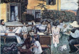 The Bourgeois Afternoon Or The Terrasse Family 1900