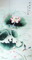 Lotus&Bird - Chinees schilderij