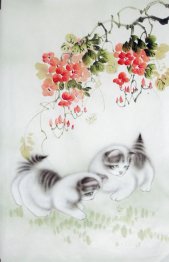 Kat - Chinees Schilderij Kat - Chinees Schilderij