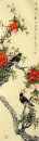 Peinture chinoise - Oiseaux-fleur