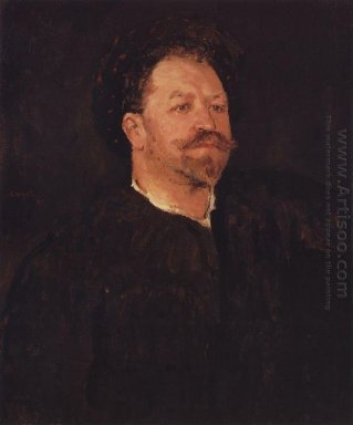 Retrato del cantante italiano Francesco Tamano 1893