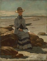 Young Lady On The Beach