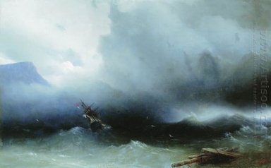 Hurricane Am Meer 1850