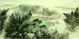 Landscape with River - Chinese Painting