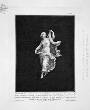 Mezza Nuda Dancer Tratto da un dipinto dell\'antica Pompei