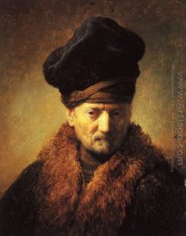 Bust of an Old Man in a Fur Cap 1630