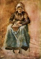 Woman Grinding Coffee 1881