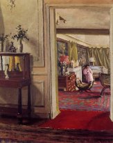 Intérieur avec une femme en rose 1904