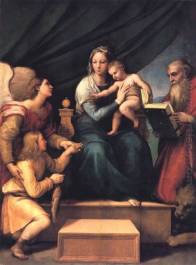 Die Madonna der Fische Die Madonna mit dem Erzengel Gabriel A