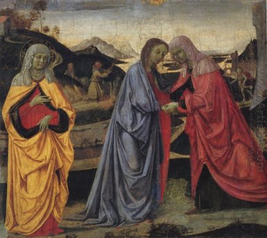 The Visitation With St Anne And St John The Stigmata Of St Franc