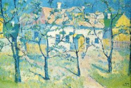 Spring Garden In Blossom 1904