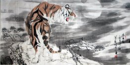 Tiger - Peinture chinoise