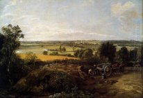 La valle Stour con la chiesa di Dedham 1814