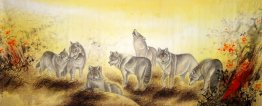 Wolf - Chinese Painting(Famous)