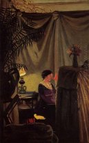 Gabrielle Vallotton At The Piano 1904