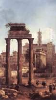 Rome Reruntuhan Forum Memandang Ke Arah Gedung Dpr 1742
