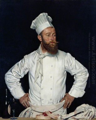 Le chef de Chatham Hôtel, Paris 1921