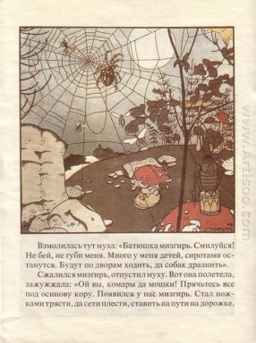 Ilustrasi Fairy Tales Teremok Mizgir 1910 6