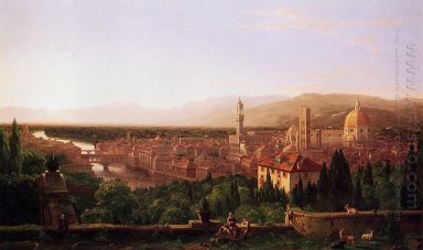 Vista de Florencia de San Miniato 1837