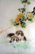 Dog - la pintura china