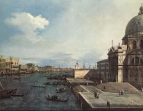 Het grand canal in de salute kerk 1