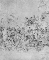 design for the fugger chapel in augsburg samson fighting the phi