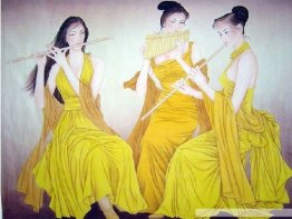 Beautiful Ladies - Chinese painting