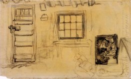 Studies Of The Interior Of A Cottage And A Sketch Of The Potato