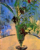 Still Life Glass With Wild Flowers 1890