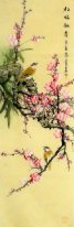 Pintura china - Birds-Flor