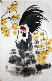 Poulet - Peinture chinoise