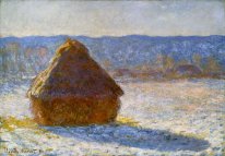 Grainstack In The Morning effet de neige 1891