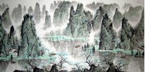 Lake - Peinture chinoise