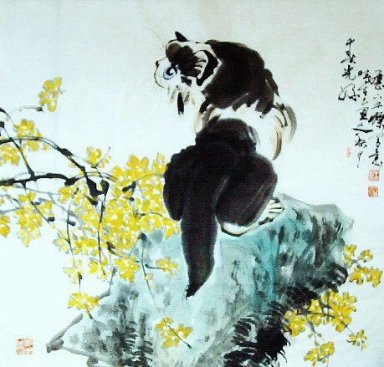 Cat - Peinture chinoise