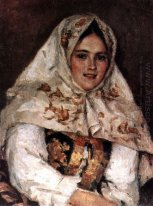 Siberian Beauty Portrait Of E A Rachkovsky 1891