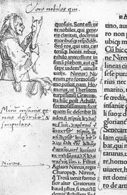 Marginal Illustration Für Erasmus Lob der Torheit 1515