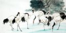 Crane - Pittura cinese