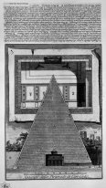 The Roman Antiquities T 3 Plate Xlv Cross Section Of The Pyramid