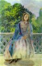 Gadis Muda On The Balcony 1900