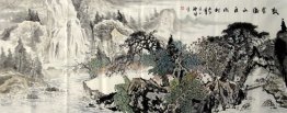 Mountains, trees - Chinese Painting