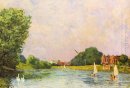 Thames at hampton court 1874