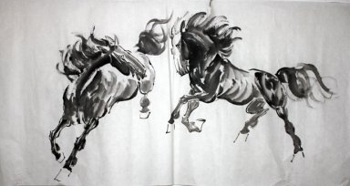 Caballo - la pintura china