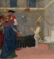 St Jerome Die herrijzen De Bisschop Andrea 1473