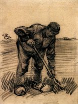 Peasant Lifting Potatoes 2 1885